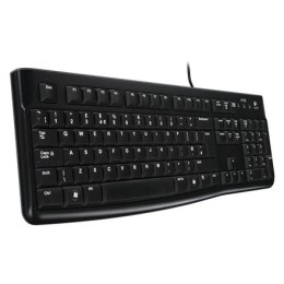 Logitech K120, US Keyboard, Keyboard layout QWERTY, USB Port, 1.5 m, Black, US International, 550 g