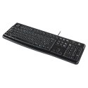 Logitech K120, US Keyboard, Keyboard layout QWERTY, USB Port, 1.5 m, Black, US International, 550 g