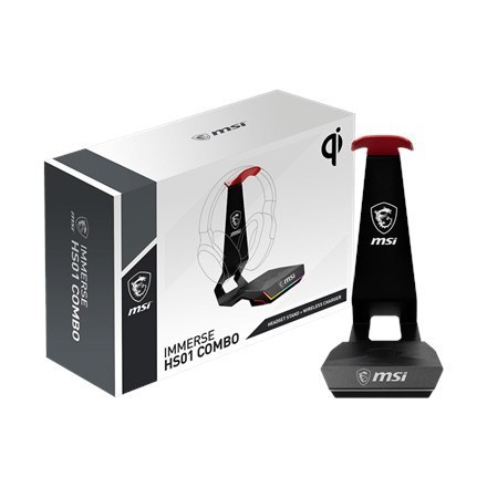 MSI Headset Stand + Wireless Charger Immerse HS01 COMBO MSI Headset Stand + Wireless Charger Immerse HS01 COMBO