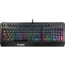 MSI VIGOR GK20 Gaming keyboard, RGB LED light, US, Wired, Black