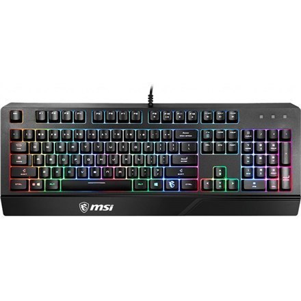 MSI VIGOR GK20 Gaming keyboard, RGB LED light, US, Wired, Black MSI VIGOR GK20 Gaming keyboard, RGB LED light, US, Wired, Black