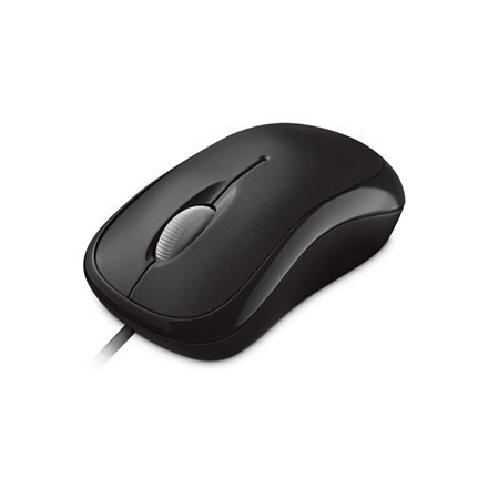 Microsoft 	4YH-00007 Basic Optical Mouse for Business 1.83 m, Black, USB