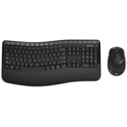 Microsoft Desktop 5050 Standard, Wireless, Keyboard layout RU, Wireless connection Yes, Mouse included, 829 g, Wireless, Black,