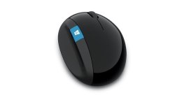 Microsoft L6V-00005 Sculpt Ergonomic Mouse, USB, Wireless, Black, Yes