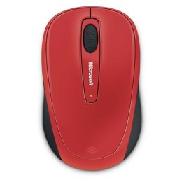 Microsoft WMM 3500 Black, Red, Wireless mouse