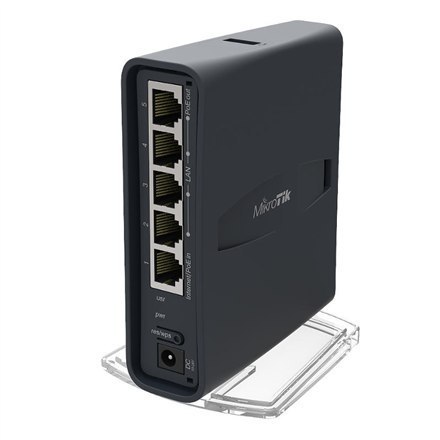 MikroTik Access Point RB952Ui-5ac2nD-TC 802.11ac, 10/100 Mbit/s, Ethernet LAN (RJ-45) ports 5, Antenna type Internal, 2.4/5 GHz MikroTik Access Point RB952Ui-5ac2nD-TC 802.11ac, 10/100 Mbit/s, Ethernet LAN (RJ-45) ports 5, Antenna type Internal, 2.4/5 GHz
