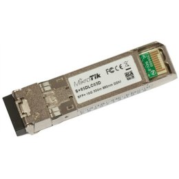 MikroTik S+85DLC03D SFP+, Multi-Mode Fiber, Dual LC, 10/100/1000/10000 Mbit/s, Wavelength 850 nm, Maximum transfer distance 300