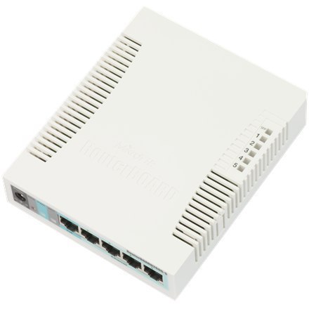 MikroTik Switch RB260GS 10/100/1000 Mbit/s, Ethernet LAN (RJ-45) ports 5, SFP ports quantity 1, Desktop, POE-in MikroTik Switch RB260GS 10/100/1000 Mbit/s, Ethernet LAN (RJ-45) ports 5, SFP ports quantity 1, Desktop, POE-in