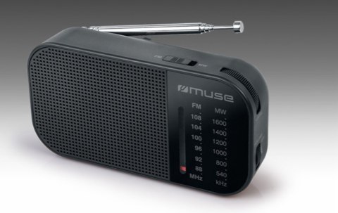 Muse M-025 R, Portable radio, Black Muse M-025 R, Portable radio, Black