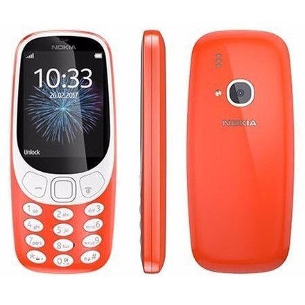 Nokia 3310 (2017) Red, 2.4 ", TFT, 240 x 320 pixels, 16 MB, Dual SIM, Micro-SIM, Bluetooth, 3.0, USB version microUSB 2.0, Built