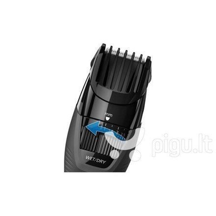 Panasonic Beard Trimmer ER-GB43-K503 Operating time (max) 50 min, Number of length steps 19, Step precise 0.5 mm, Black, Cordles Panasonic Beard Trimmer ER-GB43-K503 Operating time (max) 50 min, Number of length steps 19, Step precise 0.5 mm, Black, Cordles