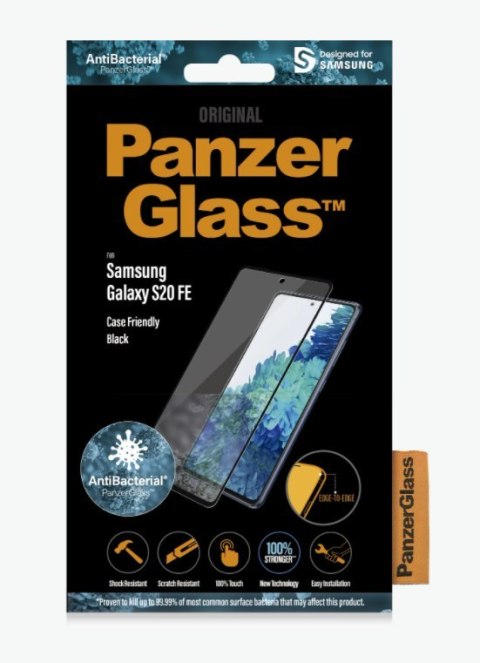 PanzerGlass Samsung, Galaxy S20 FE CF, Glass, Black, Clear Screen Protector PanzerGlass Samsung, Galaxy S20 FE CF, Glass, Black, Clear Screen Protector