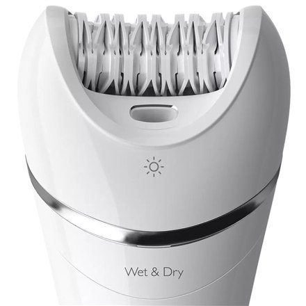 Philips Epilator BRE700/00 Operating time (max) 40 min, Wet & Dry, White, Cordless Philips Epilator BRE700/00 Operating time (max) 40 min, Wet & Dry, White, Cordless