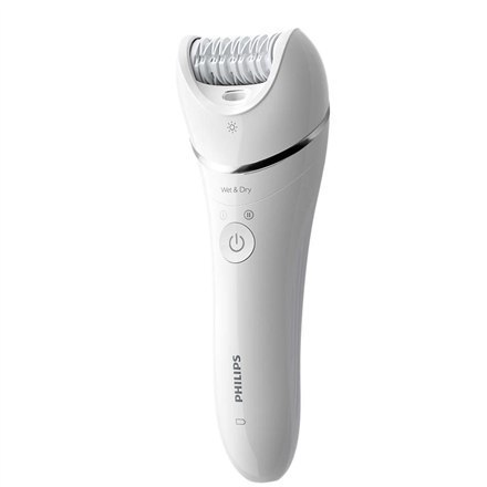 Philips Epilator BRE700/00 Operating time (max) 40 min, Wet & Dry, White, Cordless Philips Epilator BRE700/00 Operating time (max) 40 min, Wet & Dry, White, Cordless