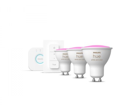Philips Hue WCA Starter Kit 4,3W GU10 3pcs, Bridge, Switch Philips Hue WCA Starter Kit 4,3W GU10 3pcs, Bridge, Switch