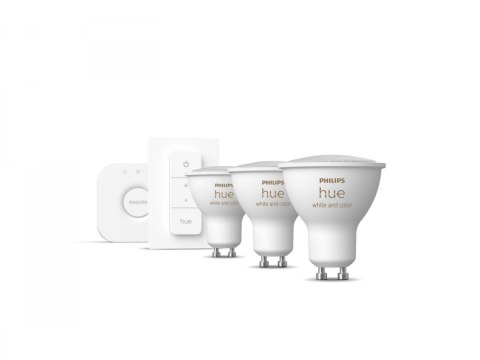 Philips Hue WCA Starter Kit 4,3W GU10 3pcs, Bridge, Switch Philips Hue WCA Starter Kit 4,3W GU10 3pcs, Bridge, Switch