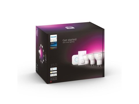 Philips Hue WCA Starter Kit 4,3W GU10 3pcs, Bridge, Switch Philips Hue WCA Starter Kit 4,3W GU10 3pcs, Bridge, Switch