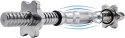 PROIRON PRKTDH14 Dumbbell Bars Set of 2, 2 pcs, 3.3 kg, Chrome, Stahl