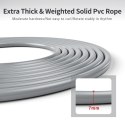 PROIRON Weighted skipping rope 300 cm, Grey, PVC