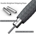 PROIRON Weighted skipping rope 300 cm, Grey, PVC