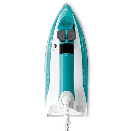 Polti Iron PLEU0252 Vaporella Quick & Slide QS210 Steam Iron, 2400 W, Water tank capacity 350 ml, Continuous steam 40 g/min, Whi