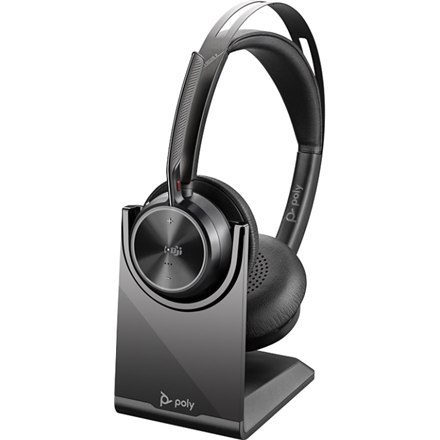 Poly Voyager Focus 2 UC - headset - with charging stand Poly Voyager Focus 2 UC - headset - with charging stand