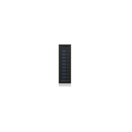 Raidsonic 10 port USB 3.0 Hub Icy Box IB-AC6110 Black Raidsonic 10 port USB 3.0 Hub Icy Box IB-AC6110 Black