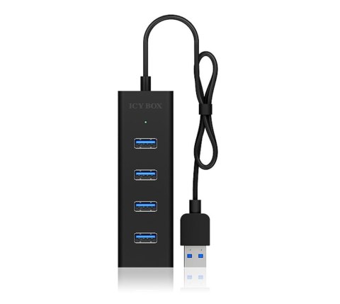 Raidsonic 4 port USB 3.0 hub IB-HUB1409-U3 Black