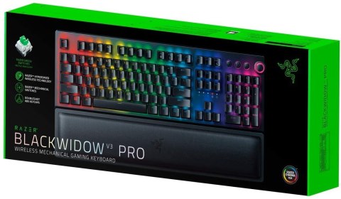 Razer Green Switch, Gaming, RGB LED light, Nordic Layout, Black, 2.4Ghz Wireless, Wired, Bluetooth, BlackWidow V3 Pro, Wireless Razer Green Switch, Gaming, RGB LED light, Nordic Layout, Black, 2.4Ghz Wireless, Wired, Bluetooth, BlackWidow V3 Pro, Wireless