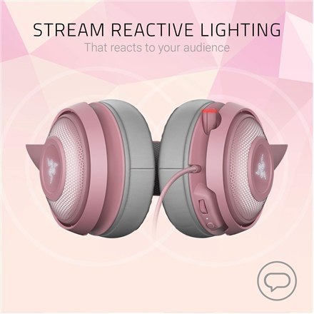 Razer Kraken Kitty Gaming Headset, Wired, Quartz Razer Kraken Kitty Gaming Headset, Wired, Quartz