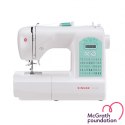 Sewing machine Singer STARLET 6660 White, Number of stitches 60, Number of buttonholes 4, Automatic threading