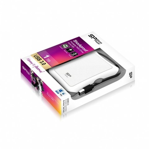 Silicon Power Armor A30 1TB 2.5 ", USB 3.1, White Silicon Power Armor A30 1TB 2.5 ", USB 3.1, White