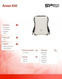 Silicon Power Armor A30 1TB 2.5 ", USB 3.1, White
