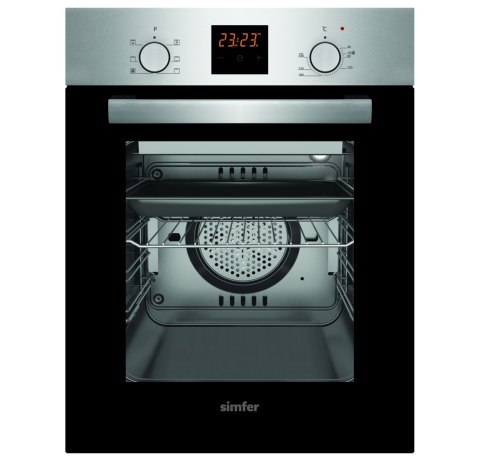 Simfer Oven 4207BERIM 47 L, Inox, Easy to clean, Pop-up knobs, Width 45 cm, Built in Simfer Oven 4207BERIM 47 L, Inox, Easy to clean, Pop-up knobs, Width 45 cm, Built in