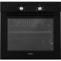 Simfer Oven 8004AERSP 62 L, 4 (0+3) Function, Easy to Clean, Mechanical control, Height 60 cm, Width 60 cm, Black