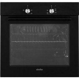 Simfer Oven 8004AERSP 62 L, 4 (0+3) Function, Easy to Clean, Mechanical control, Height 60 cm, Width 60 cm, Black