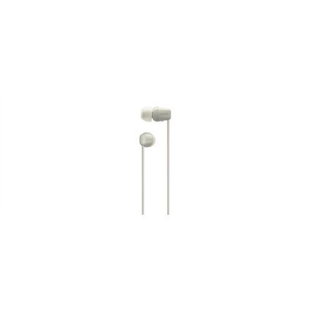 Sony WI-C100 Wireless In-Ear Headphones, Beige Sony WI-C100 Wireless In-Ear Headphones, Beige