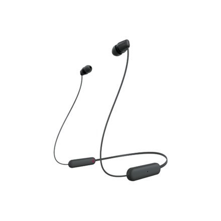 Sony WI-C100 Wireless In-Ear Headphones, Black Sony WI-C100 Wireless In-Ear Headphones, Black