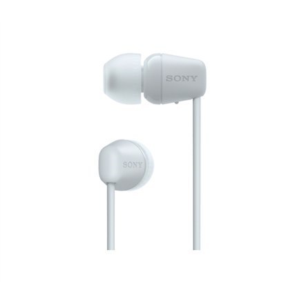 Sony WI-C100 Wireless In-Ear Headphones, White Sony WI-C100 Wireless In-Ear Headphones, White