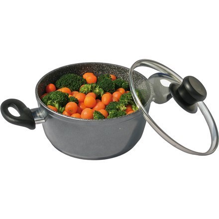Stoneline Cooking pot 7451 1.5 L, die-cast aluminium, Grey, Lid included Stoneline Cooking pot 7451 1.5 L, die-cast aluminium, Grey, Lid included