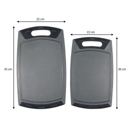 Stoneline Cutting board set 9403 2 pc(s), Grey