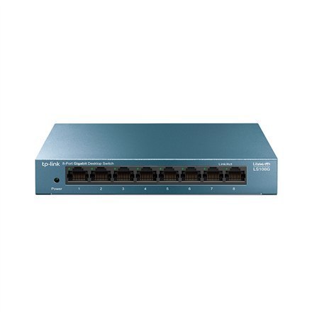 TP-LINK 8-Port 10/100/1000Mbps Desktop Network Switch LS108G Unmanaged, Desktop TP-LINK 8-Port 10/100/1000Mbps Desktop Network Switch LS108G Unmanaged, Desktop