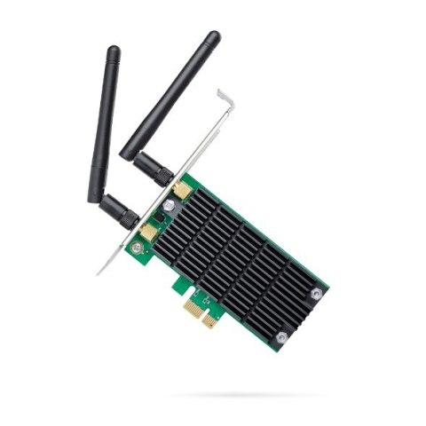 TP-LINK Archer T4E, Dual Band PCI Express Adapter 2.4GHz/5GHz, 802.11ac, 300+867 Mbps, 2xDetachable antennas TP-LINK Archer T4E, Dual Band PCI Express Adapter 2.4GHz/5GHz, 802.11ac, 300+867 Mbps, 2xDetachable antennas