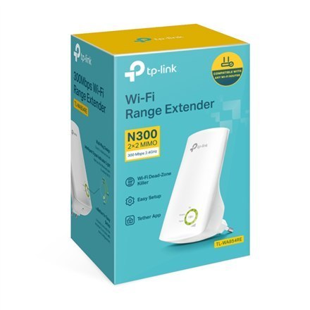 TP-LINK Extender TL-WA854RE 802.11n, 2.4 GHz, 300 Mbit/s, Antenna type 2 Internal Antennas TP-LINK Extender TL-WA854RE 802.11n, 2.4 GHz, 300 Mbit/s, Antenna type 2 Internal Antennas