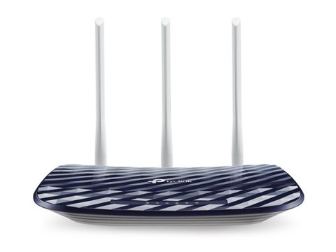 TP-LINK Router Archer C20 802.11ac, 300+433 Mbit/s, 10/100 Mbit/s, Ethernet LAN (RJ-45) ports 4, Antenna type 3xExternal TP-LINK Router Archer C20 802.11ac, 300+433 Mbit/s, 10/100 Mbit/s, Ethernet LAN (RJ-45) ports 4, Antenna type 3xExternal
