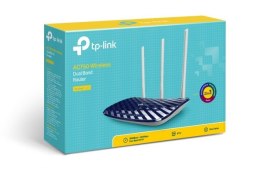 TP-LINK Router Archer C20 802.11ac, 300+433 Mbit/s, 10/100 Mbit/s, Ethernet LAN (RJ-45) ports 4, Antenna type 3xExternal
