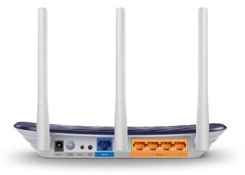 TP-LINK Router Archer C20 802.11ac, 300+433 Mbit/s, 10/100 Mbit/s, Ethernet LAN (RJ-45) ports 4, Antenna type 3xExternal TP-LINK Router Archer C20 802.11ac, 300+433 Mbit/s, 10/100 Mbit/s, Ethernet LAN (RJ-45) ports 4, Antenna type 3xExternal