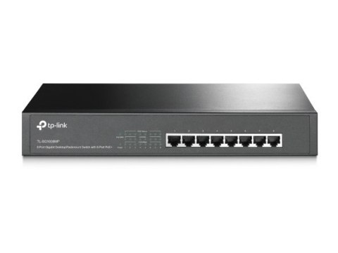 TP-LINK Switch TL-SG1008MP Unmanaged, Rack mountable, 1 Gbps (RJ-45) ports quantity 8, PoE+ ports quantity 8, Power supply type