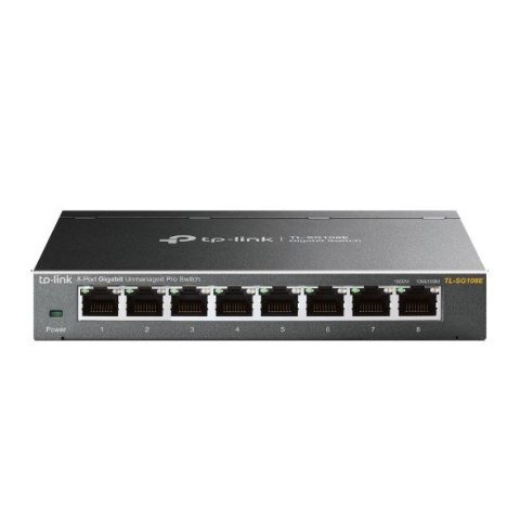 TP-LINK Switch TL-SG108E Web Management, Desktop, 1 Gbps (RJ-45) ports quantity 8, Power supply type External TP-LINK Switch TL-SG108E Web Management, Desktop, 1 Gbps (RJ-45) ports quantity 8, Power supply type External
