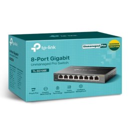 TP-LINK Switch TL-SG108E Web Management, Desktop, 1 Gbps (RJ-45) ports quantity 8, Power supply type External